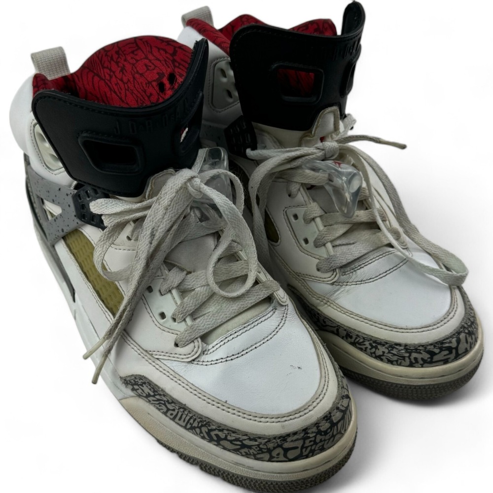 Jordan Spizike White Cement 315371-122 Basketball Shoe Sneaker Mens Size 9.5